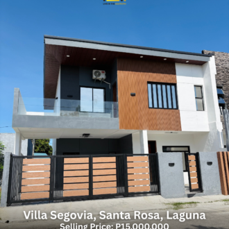 New House and Lot for Sale in Villa Segovia, Sta. Rosa, Laguna